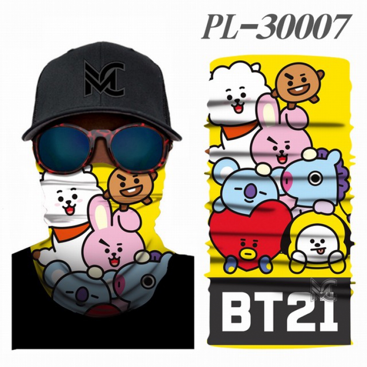 BTS Anime magic towel a set price for 5 pcs PL-30007A