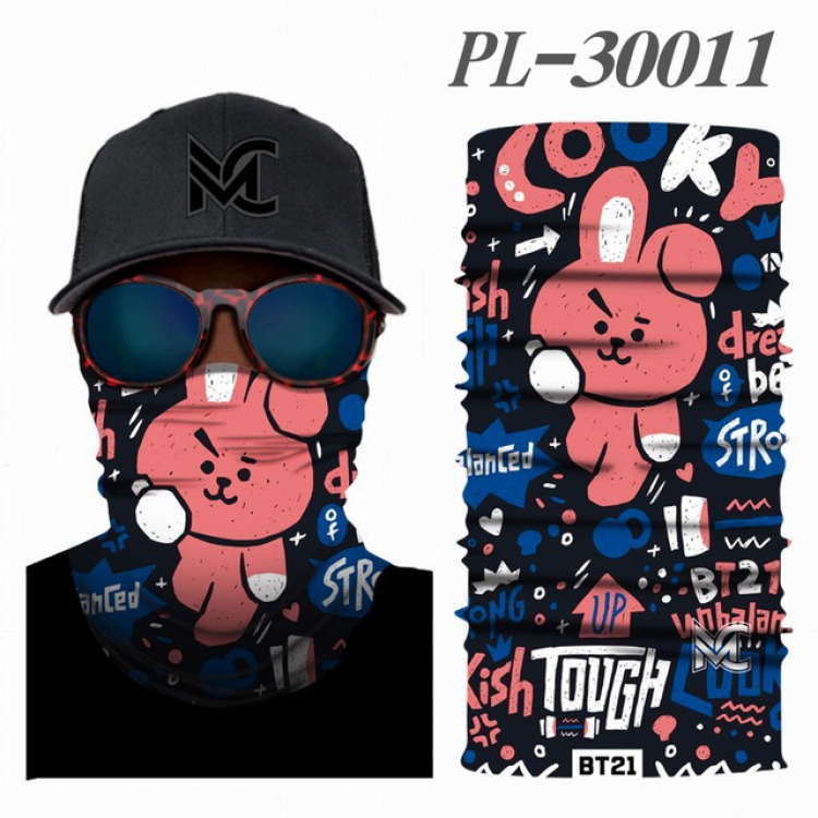 BTS Anime magic towel a set price for 5 pcs PL-30011A