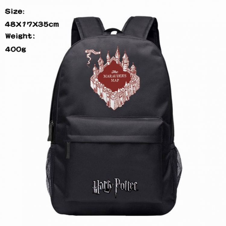 Harry Potter Anime 600D Canvas Backpack 48X17X35CM 400G