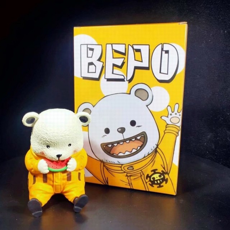 One Piece  Bepo Yellow Boxed Figure Decoration Model 9CM a box of 120
