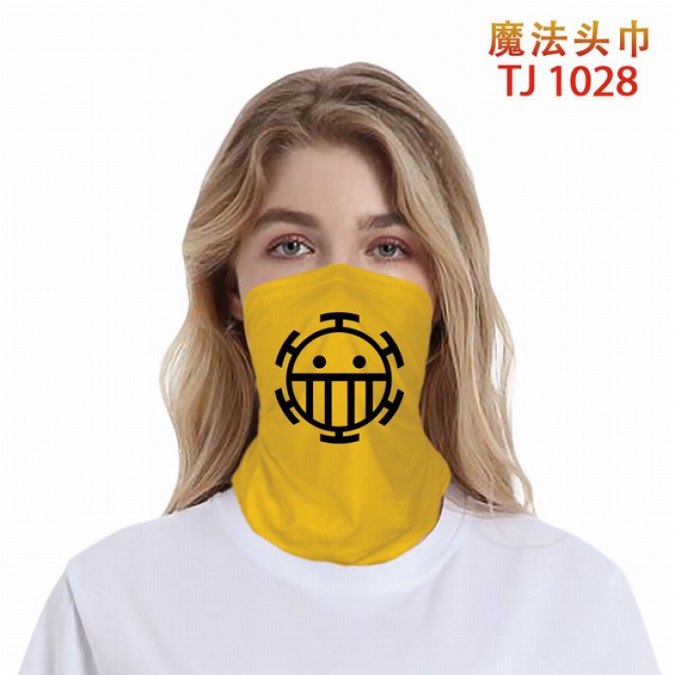 TJ-1028-One Piece Personalized color printing magic turban scarf