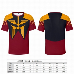 Gundam Full color printed shor...
