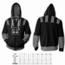 Star Wars hooded zipper sweate...