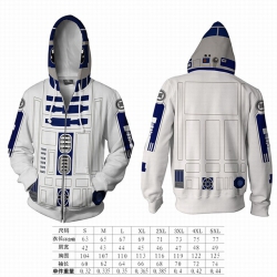 Star Wars robot hooded zipper ...