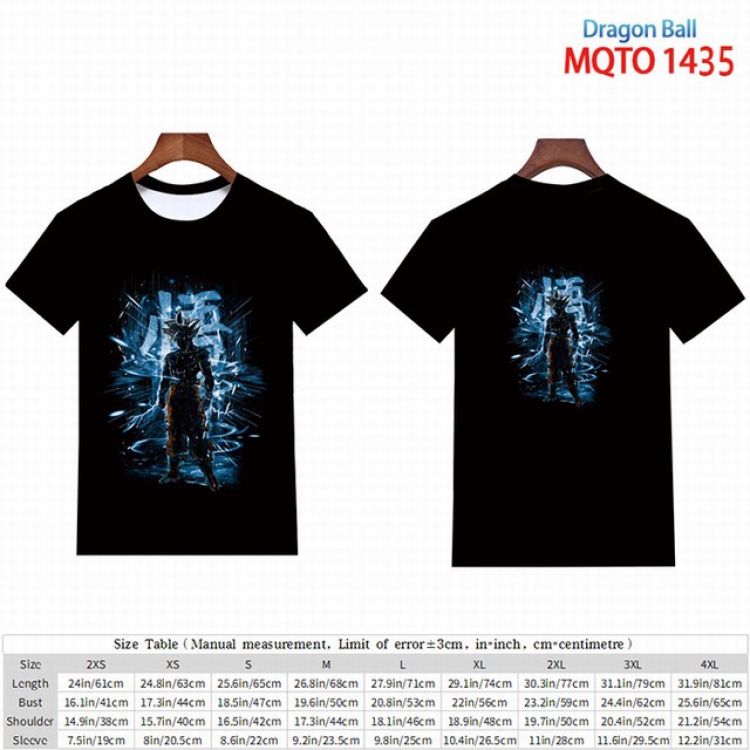 Dragon Ball Full color short sleeve t-shirt 9 sizes from 2XS to 4XL MQTO-1435