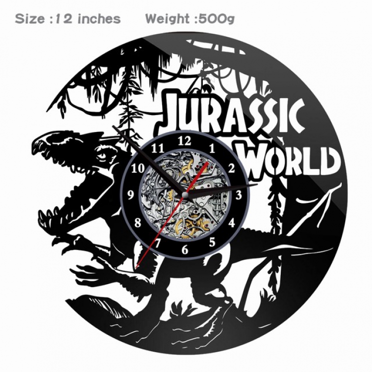 005-Jurassic Park Creative painting wall clocks and clocks PVC material No battery