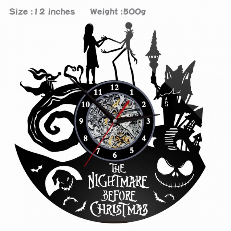013-The Nightmare Before Creative painting wall clocks and clocks PVC material No battery