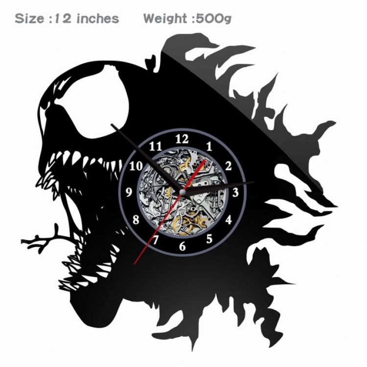 002-Venom Creative painting wall clocks and clocks PVC material No battery