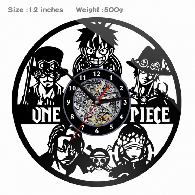 004-One Piece Creative painting wall clocks and clocks PVC material No battery