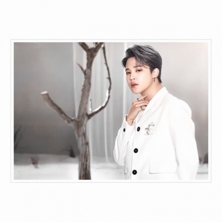 BTS JIMIN map of the soul tour poster wall painting adhesive stickers 21X30CM a set price for 10 pcs