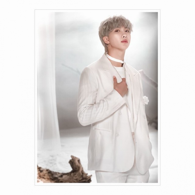 BTS RM map of the soul tour poster wall painting adhesive stickers 21X30CM a set price for 10 pcs