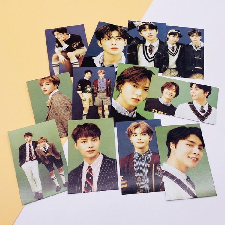 NCT Random card photo 5.4X8.4CM 10G a set of 12 price for 5 sets