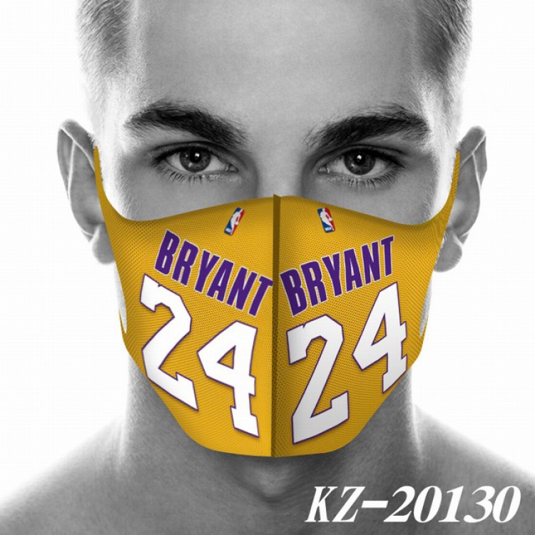 Kobe Bean Bryant Anime 3D digital printing masks a set price for 5 pcs KZ-20130