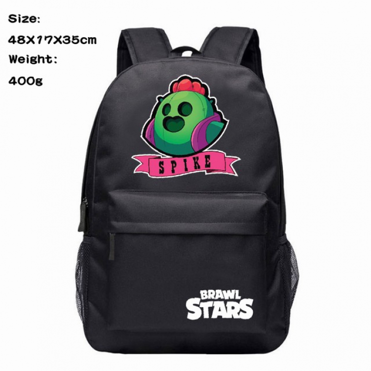 Brawl Stars Spike Anime 600D Canvas Backpack 48X17X35CM 400G