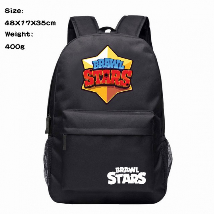 Brawl Stars Anime 600D Canvas Backpack 48X17X35CM 400G