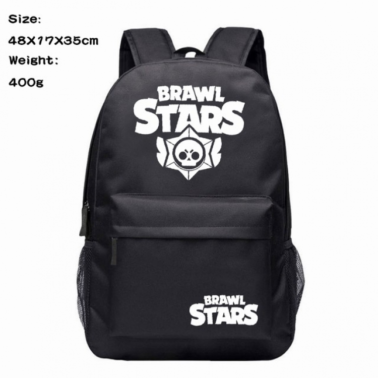 Brawl Stars Anime 600D Canvas Backpack 48X17X35CM 400G