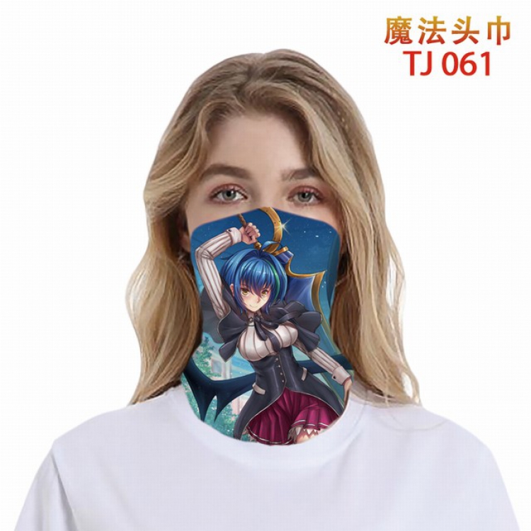 TJ-061-High School D×D BorN Color printing magic turban scarf