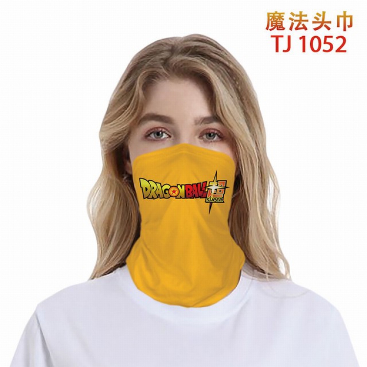 TJ-1052-Dragon Ball Color printing magic turban scarf