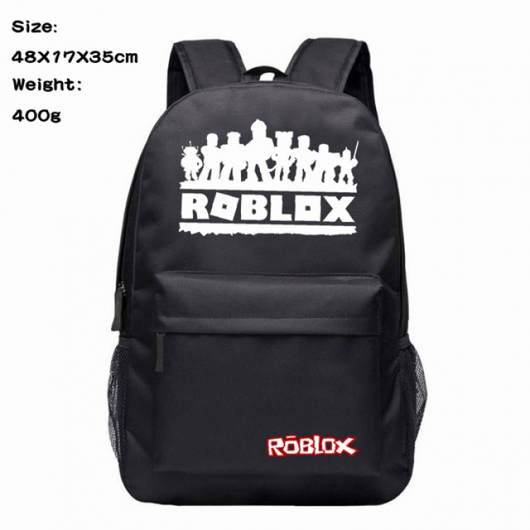 Roblox Anime 600D Canvas Backpack Waterproof School Bag 48X17X35CM 400G