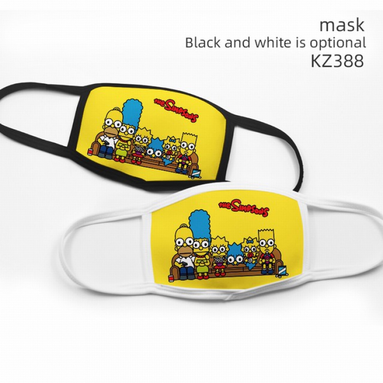 The Simpsons Homer Color printing Space cotton Mask price for 5 pcs KZ388