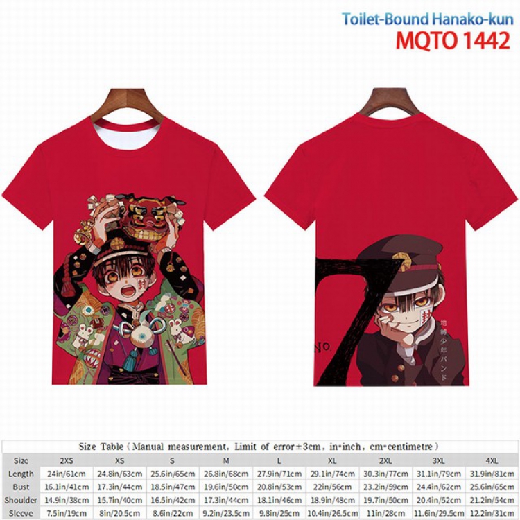 Toilet-Bound Hanako-kun Full color short sleeve t-shirt 9 sizes from 2XS to 4XL MQTO-1442