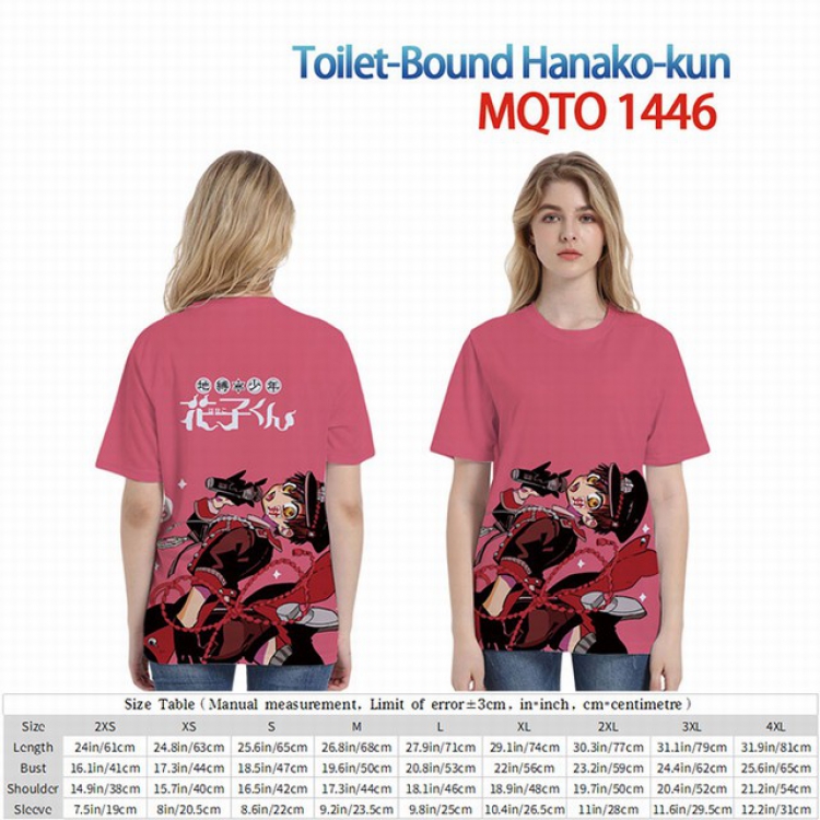 Toilet-Bound Hanako-kun Full color short sleeve t-shirt 9 sizes from 2XS to 4XL MQTO-1446