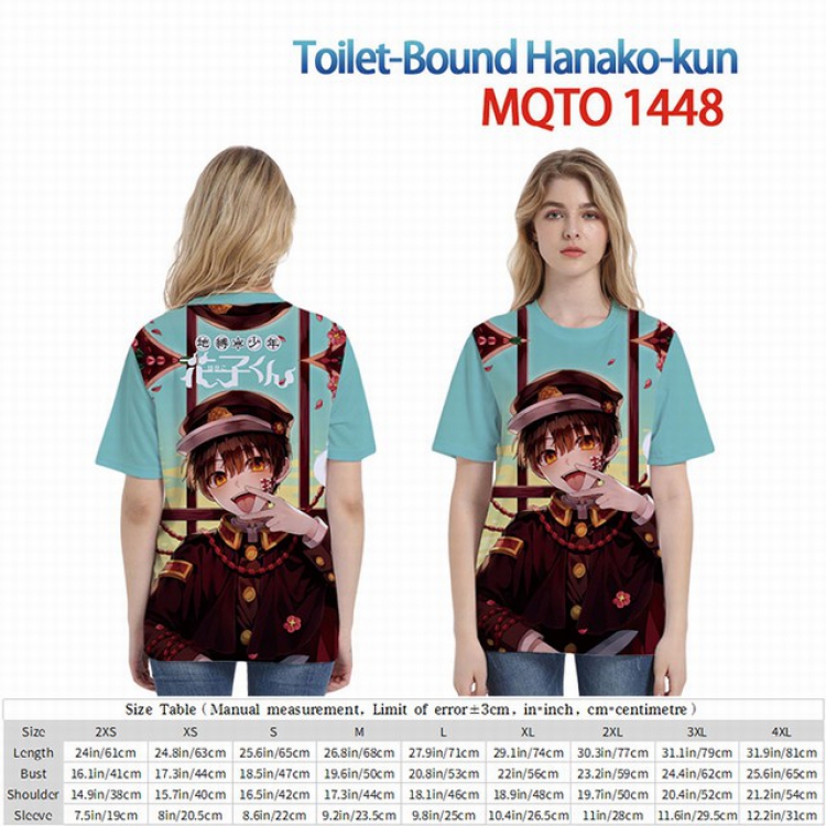Toilet-Bound Hanako-kun Full color short sleeve t-shirt 9 sizes from 2XS to 4XL MQTO-1448