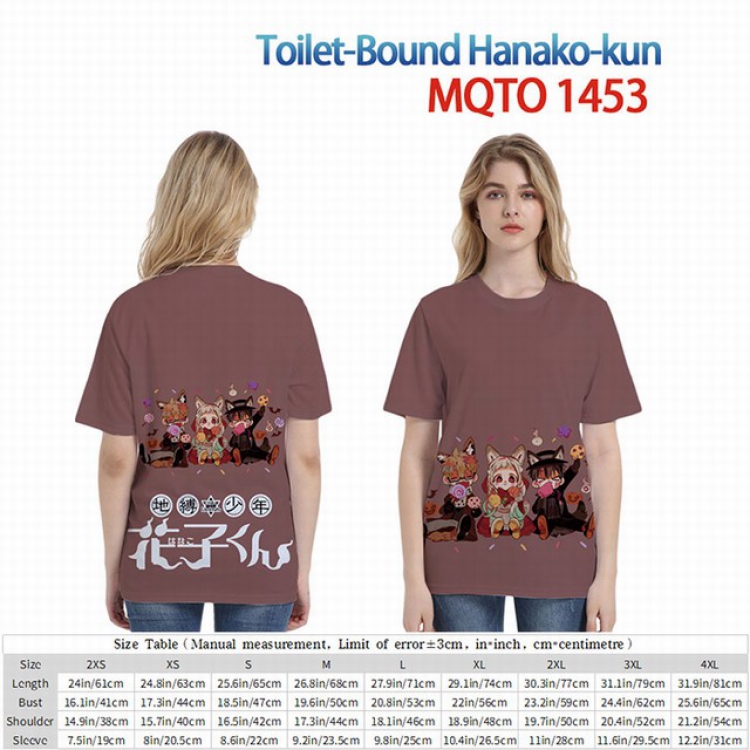 Toilet-Bound Hanako-kun Full color short sleeve t-shirt 9 sizes from 2XS to 4XL MQTO-1453