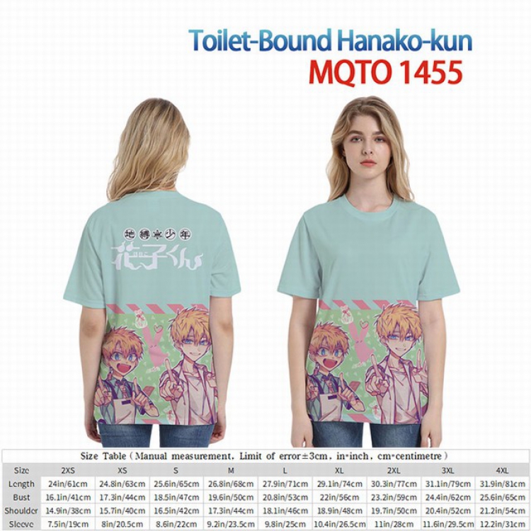 Toilet-Bound Hanako-kun Full color short sleeve t-shirt 9 sizes from 2XS to 4XL MQTO-1455