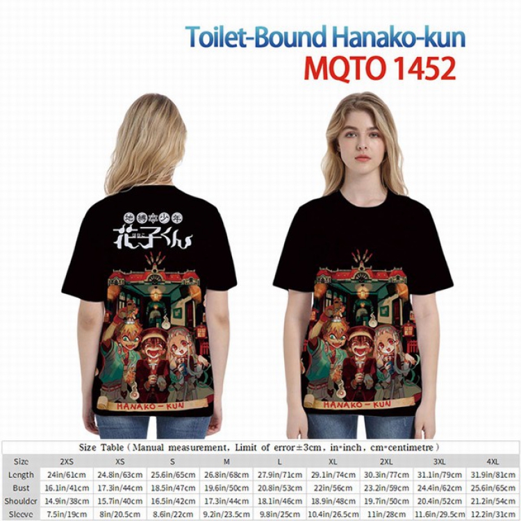 Toilet-Bound Hanako-kun Full color short sleeve t-shirt 9 sizes from 2XS to 4XL MQTO-1452