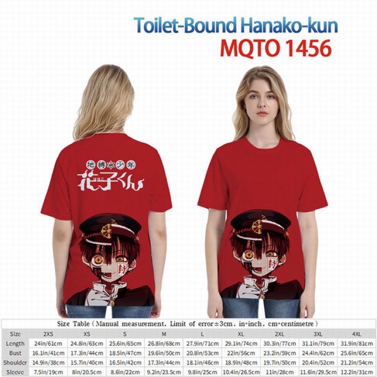 Toilet-Bound Hanako-kun Full color short sleeve t-shirt 9 sizes from 2XS to 4XL MQTO-1456