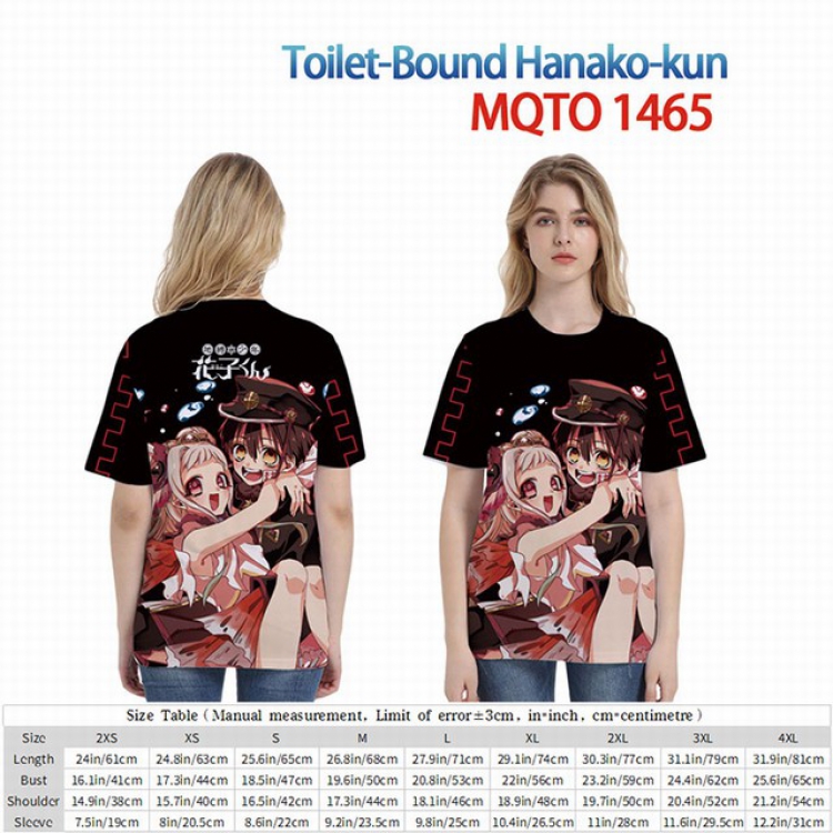 Toilet-Bound Hanako-kun Full color short sleeve t-shirt 9 sizes from 2XS to 4XL MQTO-1465