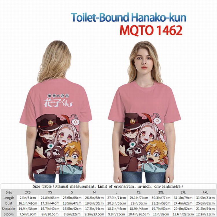 Toilet-Bound Hanako-kun Full color short sleeve t-shirt 9 sizes from 2XS to 4XL MQTO-1462