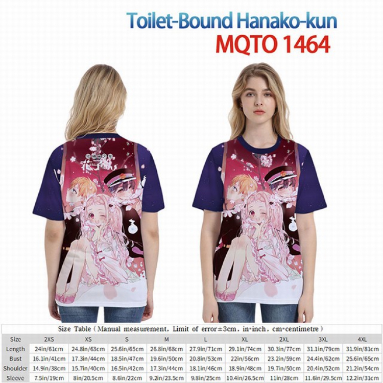 Toilet-Bound Hanako-kun Full color short sleeve t-shirt 9 sizes from 2XS to 4XL MQTO-1464