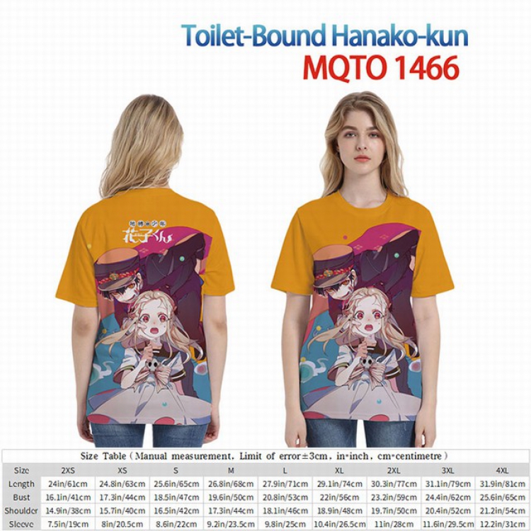 Toilet-Bound Hanako-kun Full color short sleeve t-shirt 9 sizes from 2XS to 4XL MQTO-1466