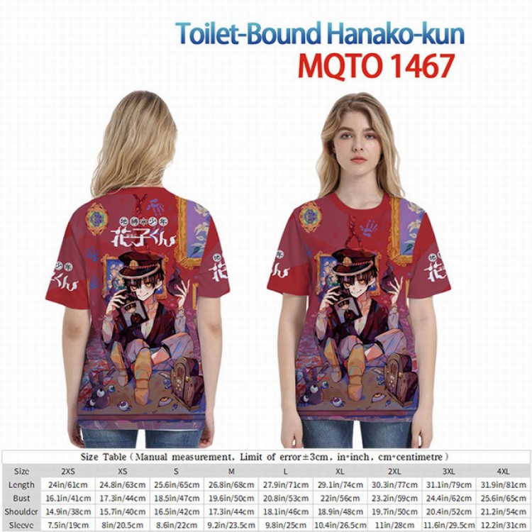 Toilet-Bound Hanako-kun Full color short sleeve t-shirt 9 sizes from 2XS to 4XL MQTO-1467