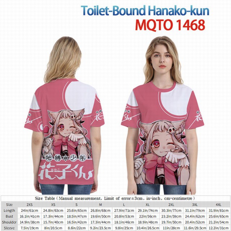 Toilet-Bound Hanako-kun Full color short sleeve t-shirt 9 sizes from 2XS to 4XL MQTO-1468