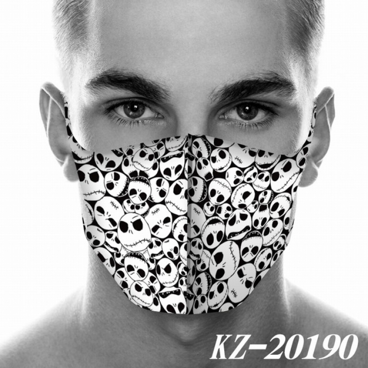 Jack  Anime 3D digital printing masks a set price for 5 pcs KZ-20190