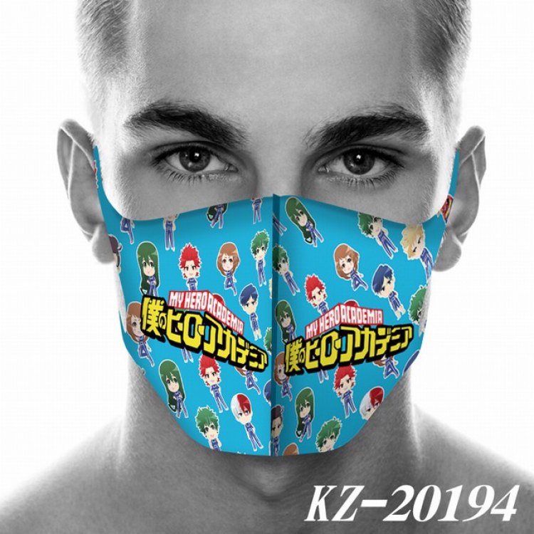 My Hero Academia Anime 3D digital printing masks a set price for 5 pcs KZ-20194