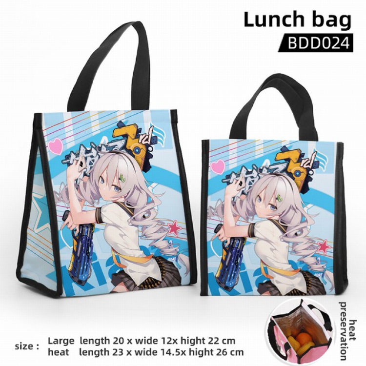 MmiHoYo Full color insulated lunch bag large 23X14.5X26CM BDD24