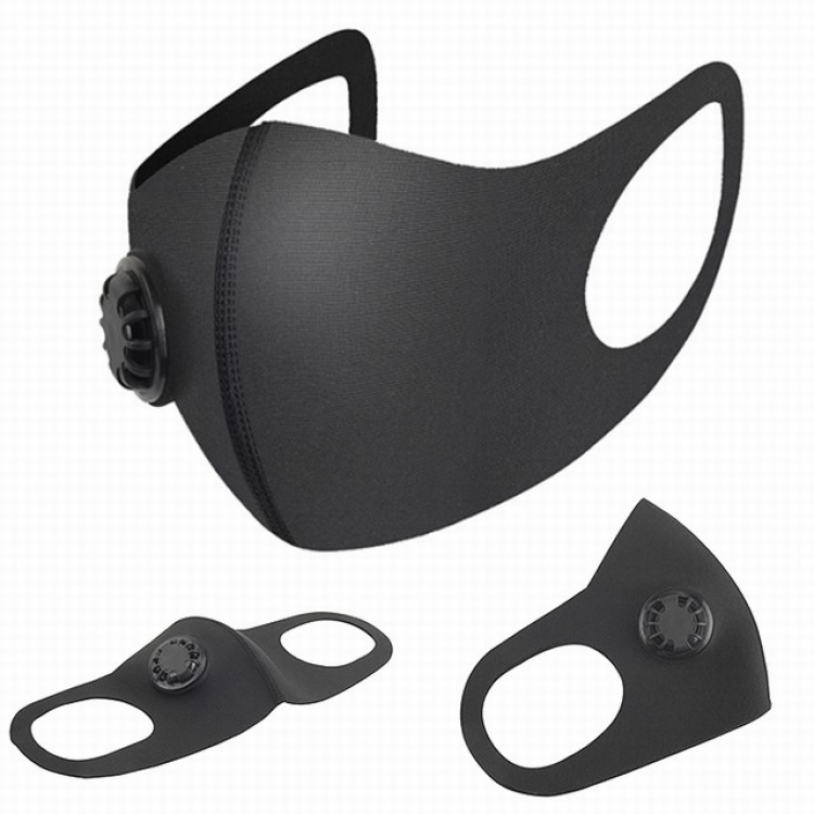 Black dustproof masks a set price for 3 pcs 
