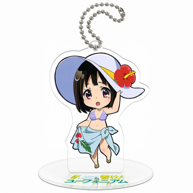 Hibike! Euphonium Nakaseko.Kaori Q version soma Small Standing Plates Acrylic keychain pendant 8-9CM