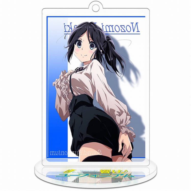 Hibike! Euphonium Kasaki.Nozomi Standing Plates acrylic keychain pendant 8-9CM