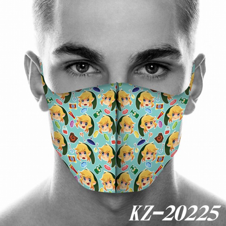 The Legend of Zelda Anime 3D digital printing masks a set price for 5 pcs KZ-20225