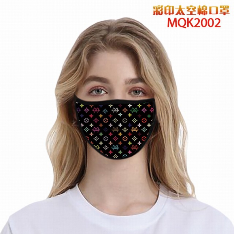 Personality color printing Space cotton Masks price for 5 pcs MQK2002