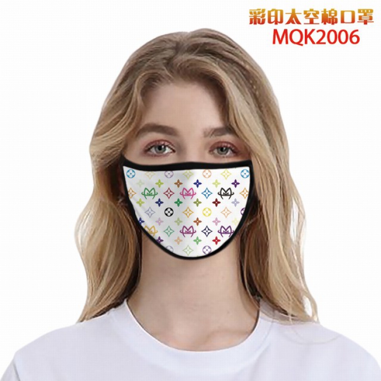 Personality color printing Space cotton Masks price for 5 pcs MQK2006