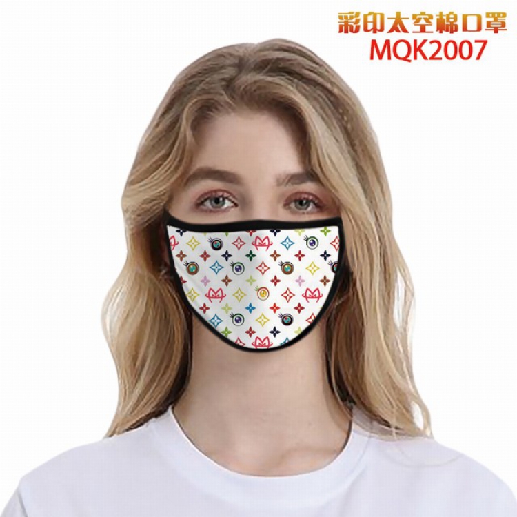 Personality color printing Space cotton Masks price for 5 pcs MQK2007