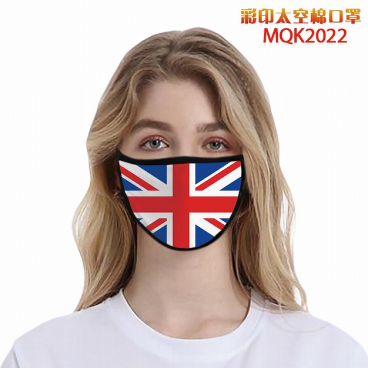 Personality color printing Space cotton Masks price for 5 pcs MQK2022