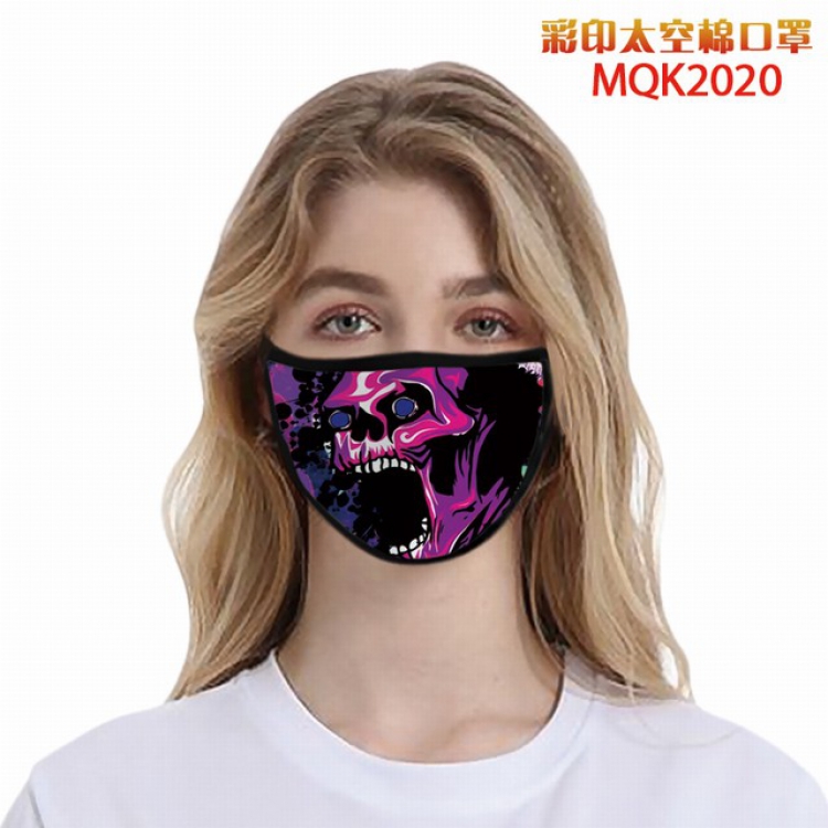 Personality color printing Space cotton Masks price for 5 pcs MQK2020