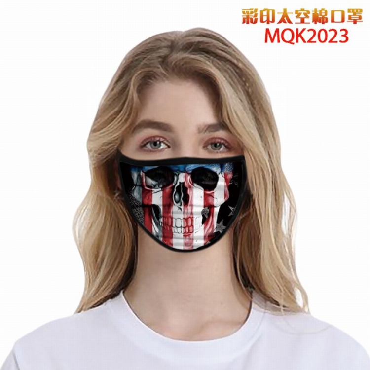Personality color printing Space cotton Masks price for 5 pcs MQK2023